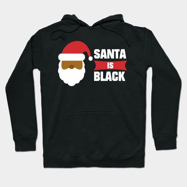 Funny Black Santa Claus Ethnic Hoodie by blackartmattersshop